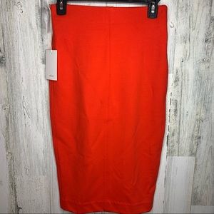 wilfred lis skirt flame scarlet small( NWOT)